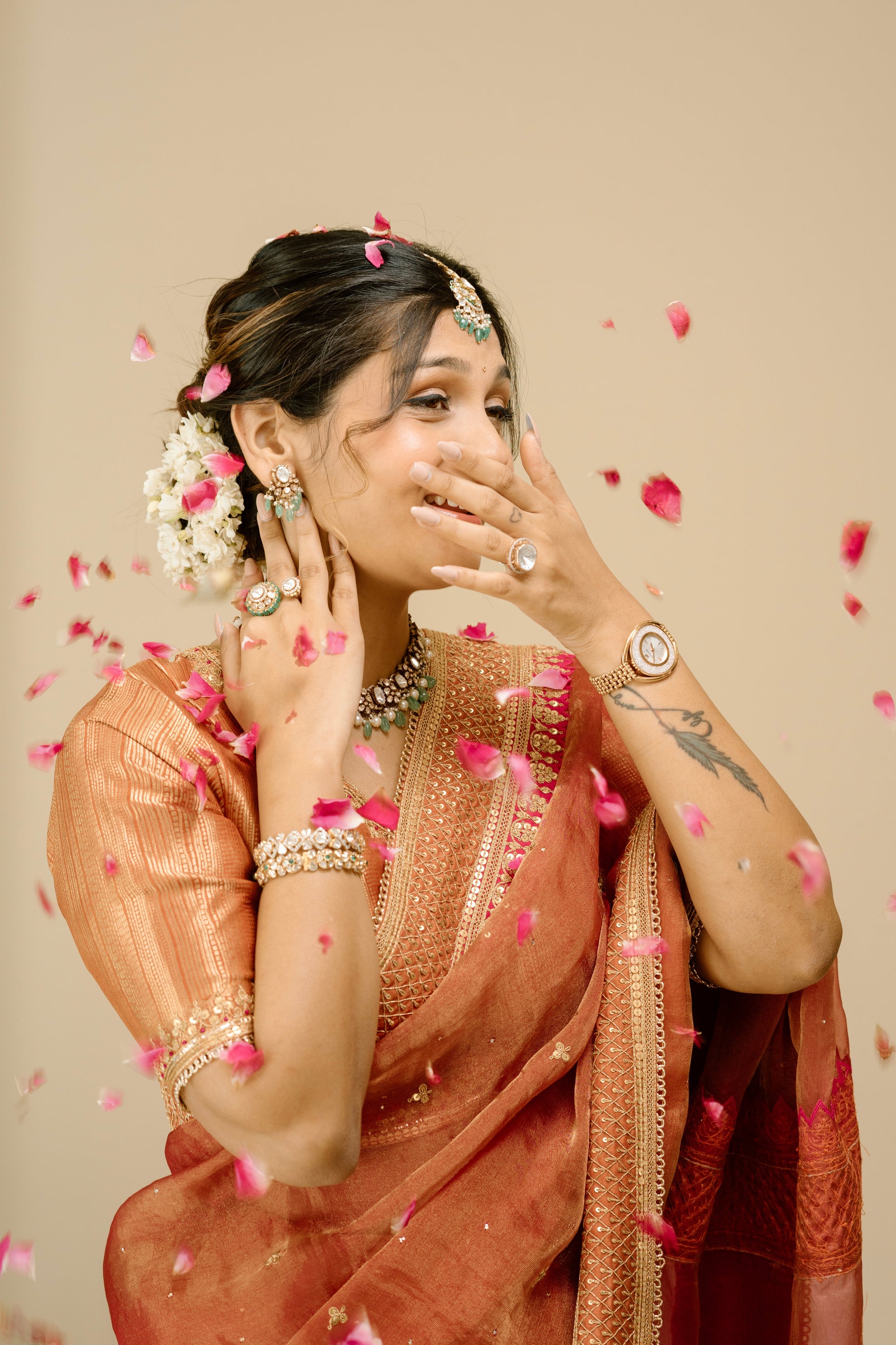 Orange Saree