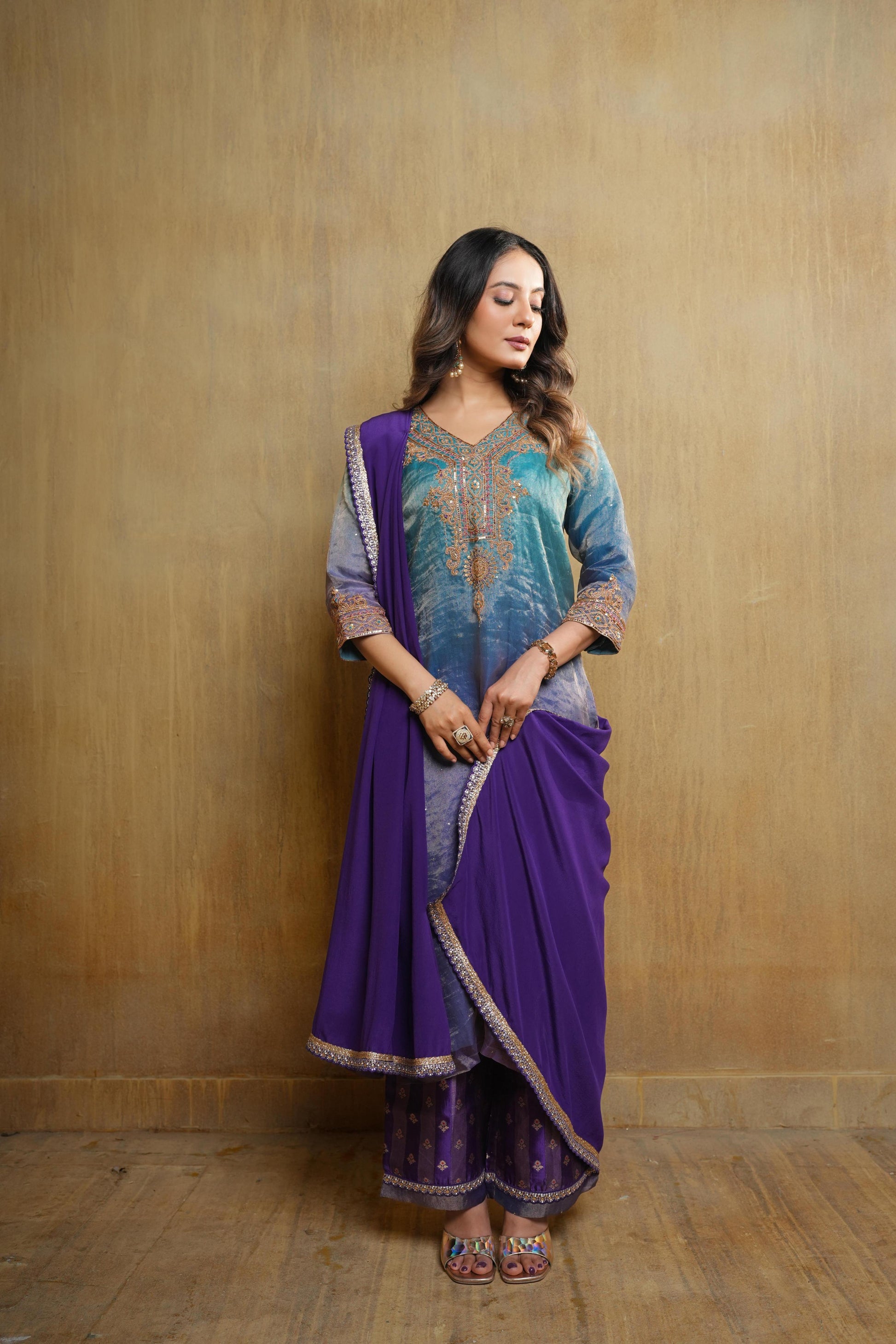 Purple Suit Set