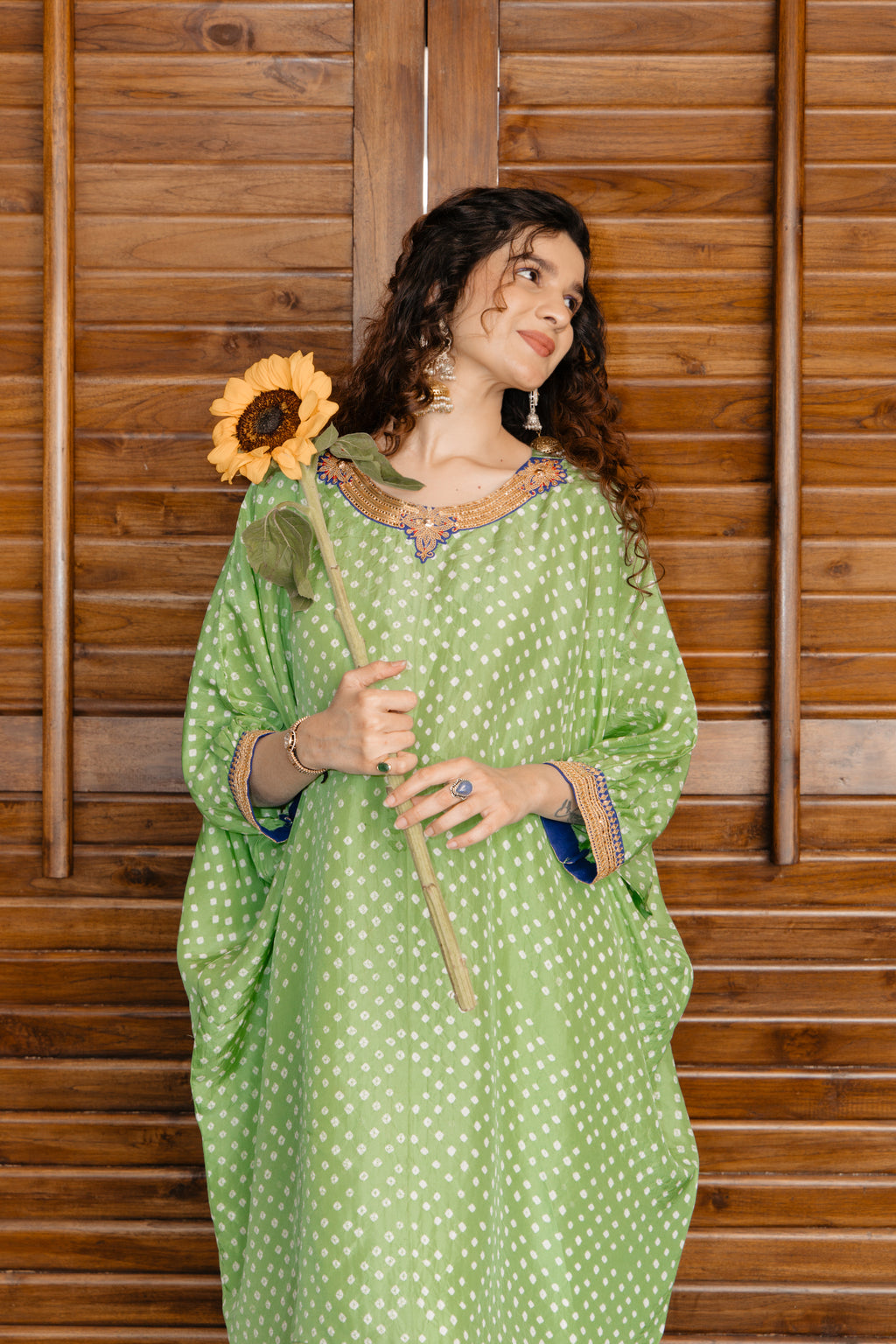 Sage green cord-set
