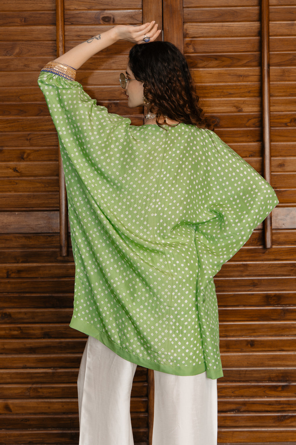 Sage green cord-set