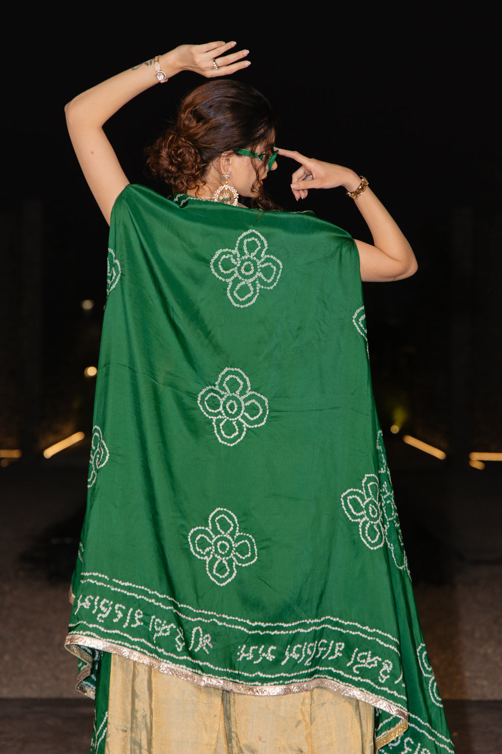 Green Corset + Plazo