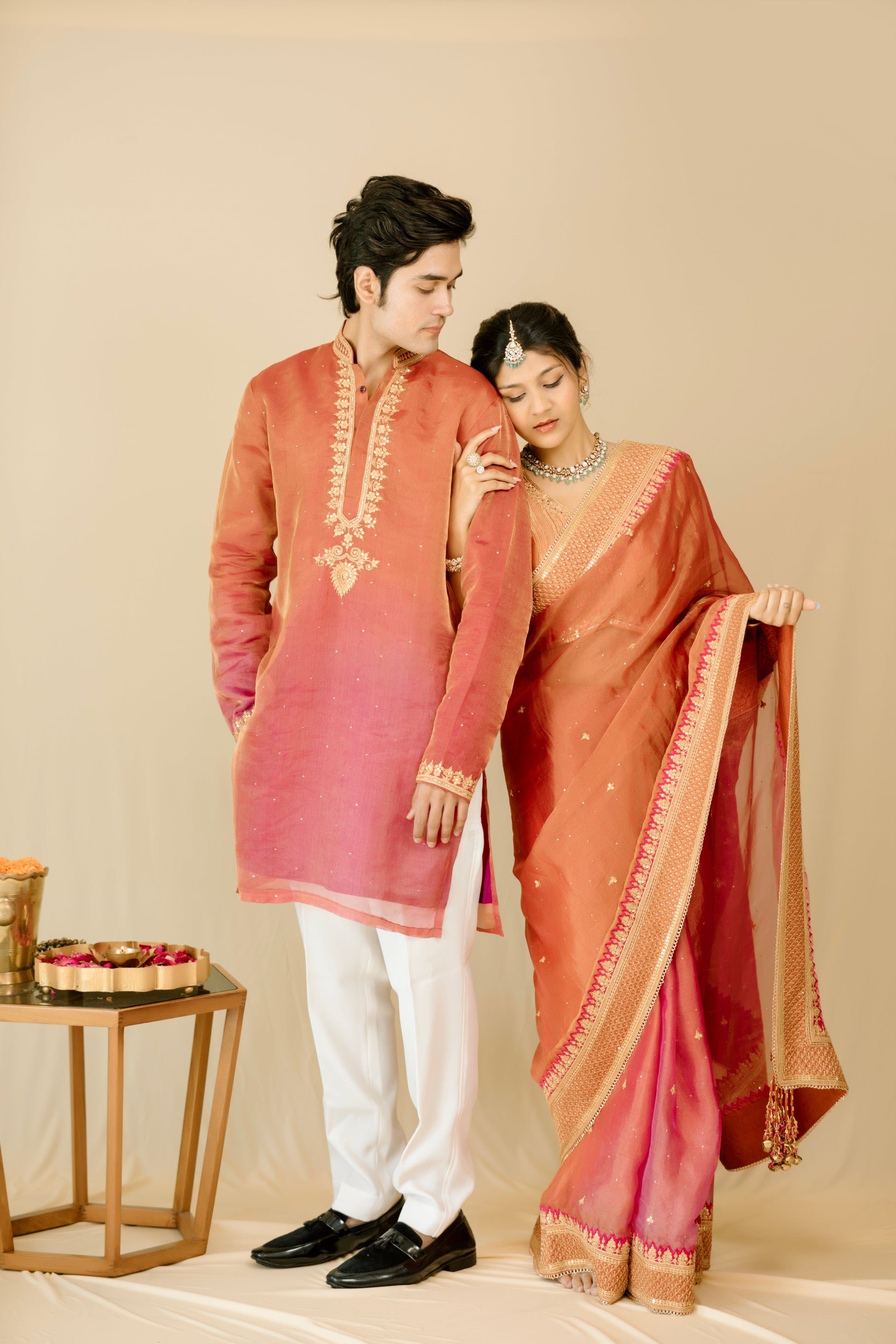 Orange Saree