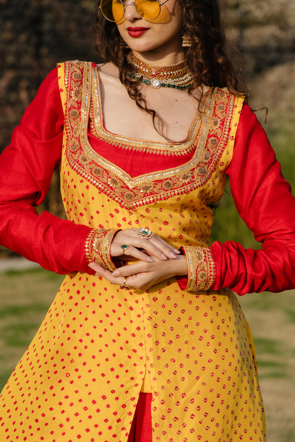 Yellow Cape set