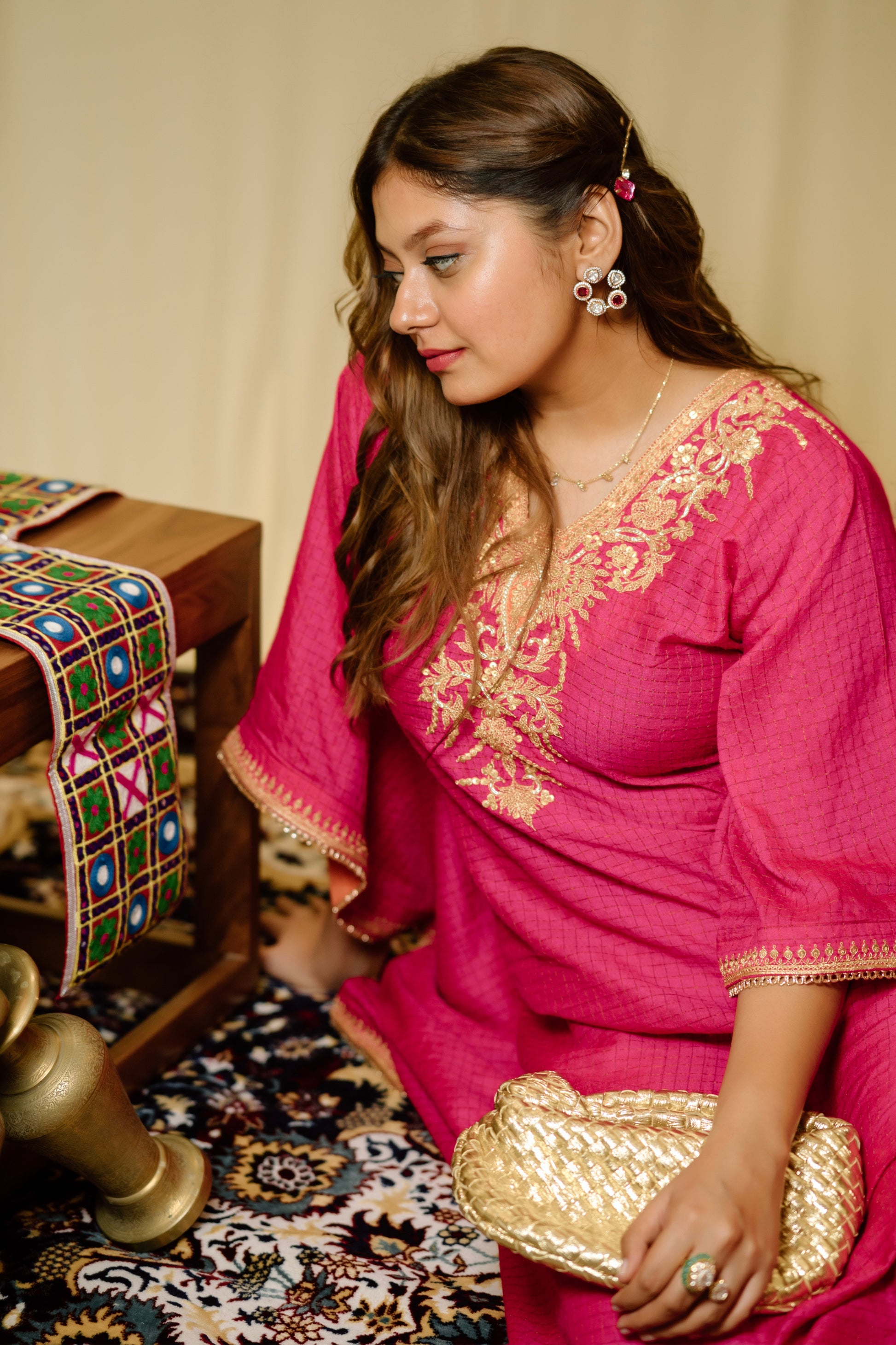 Pink Kaftan