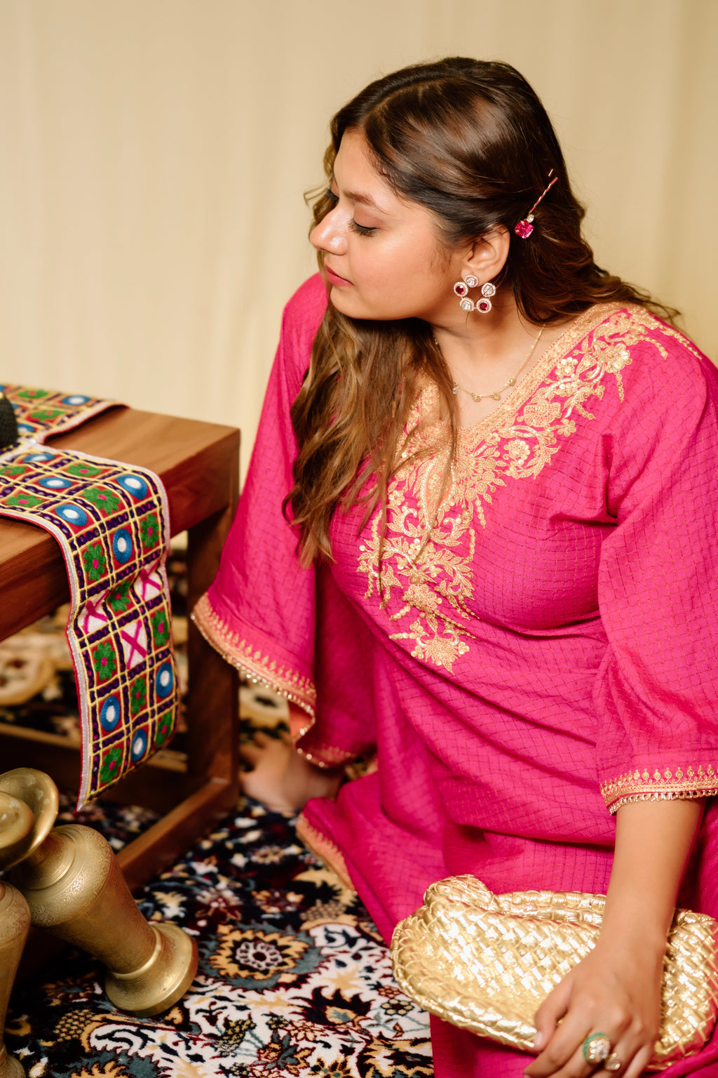 Pink Kaftan