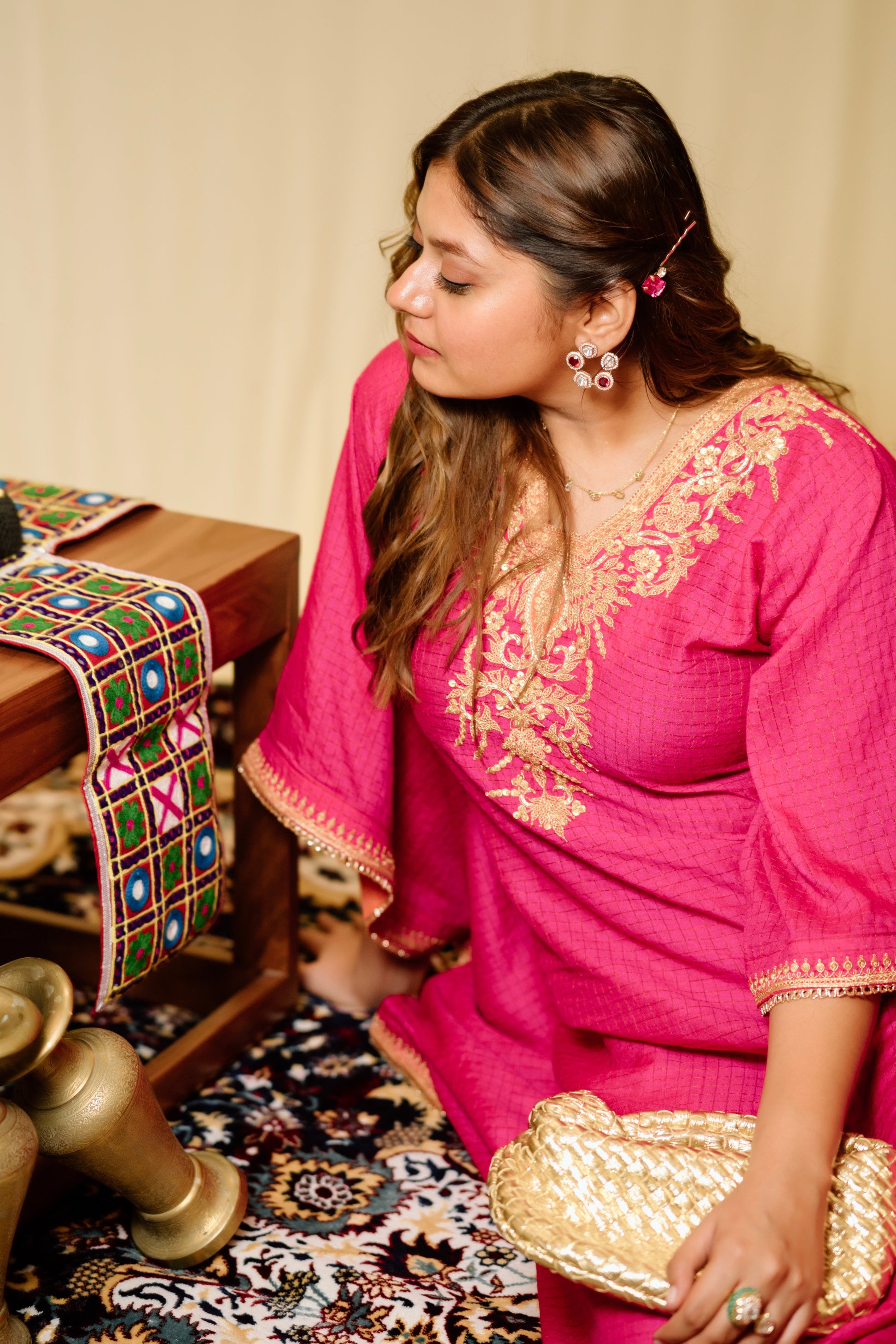Pink Kaftan
