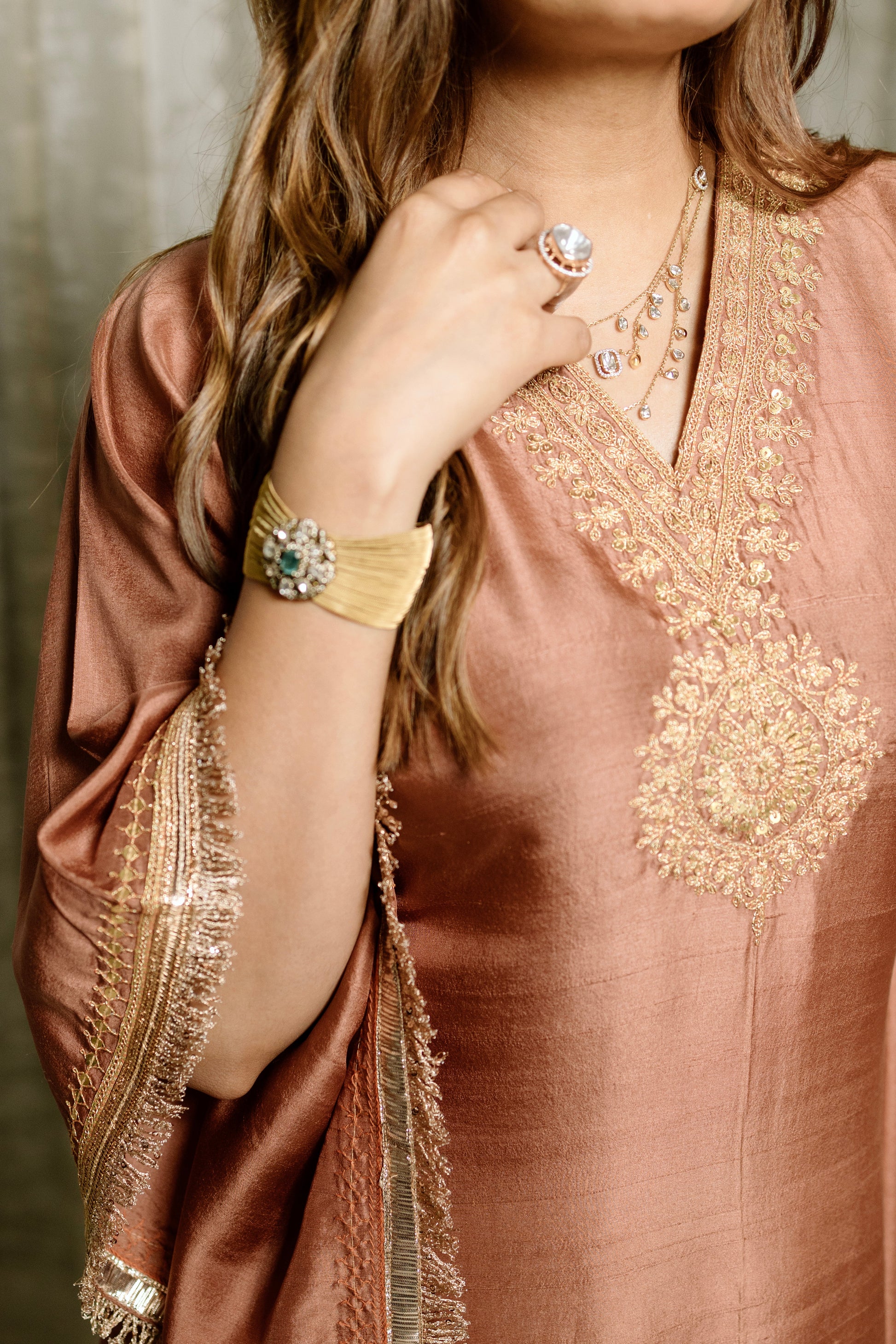 Brown Kaftan
