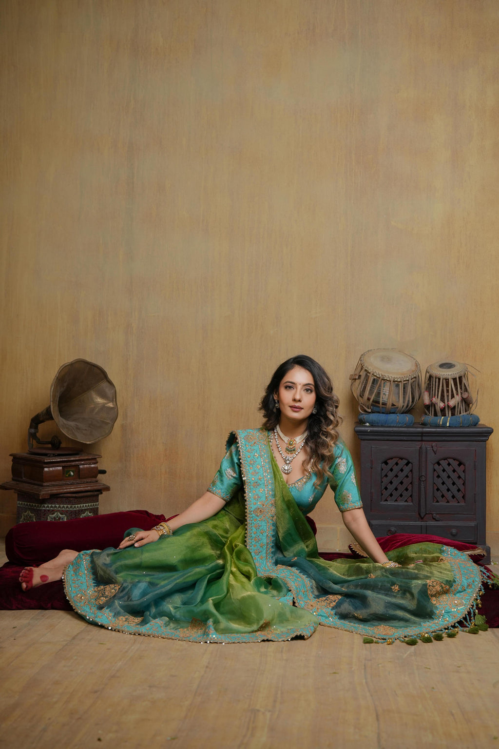 Green Saree